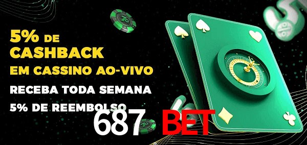 Promoções do cassino ao Vivo 687 Bet